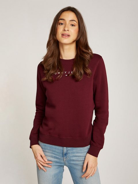 Tommy Jeans Curve Sweatshirt "TJW REG LINEAR CREW EXT", in Großen Größen mi günstig online kaufen