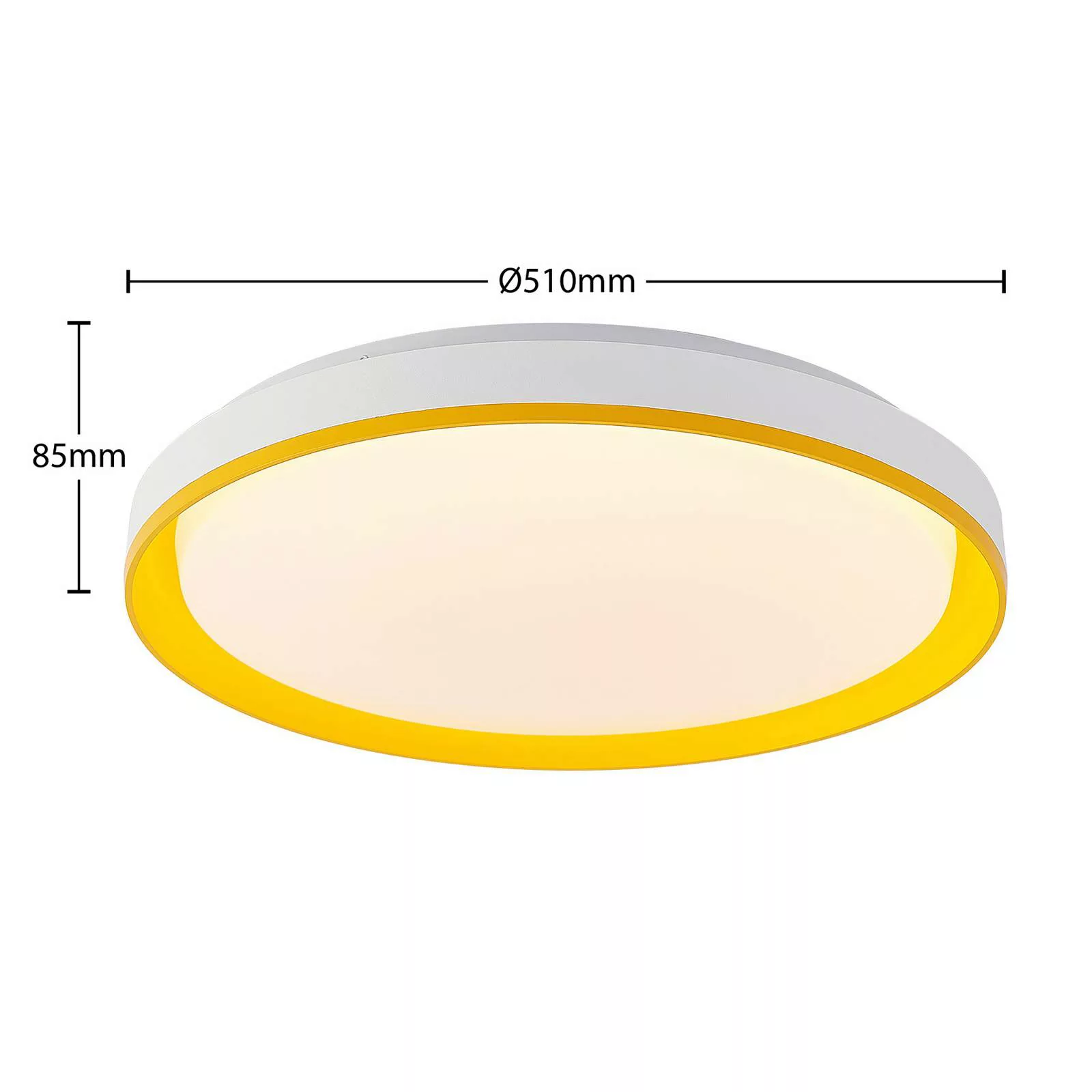 Lindby Divora LED-Deckenlampe CCT Ø 50,5 cm günstig online kaufen