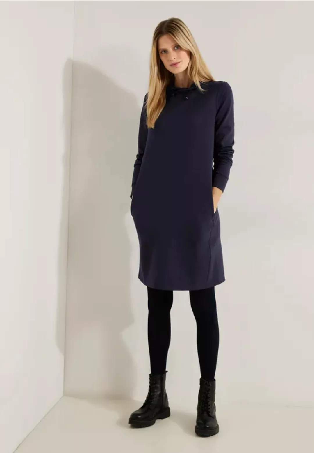 Kleid mit Volumenkragen günstig online kaufen