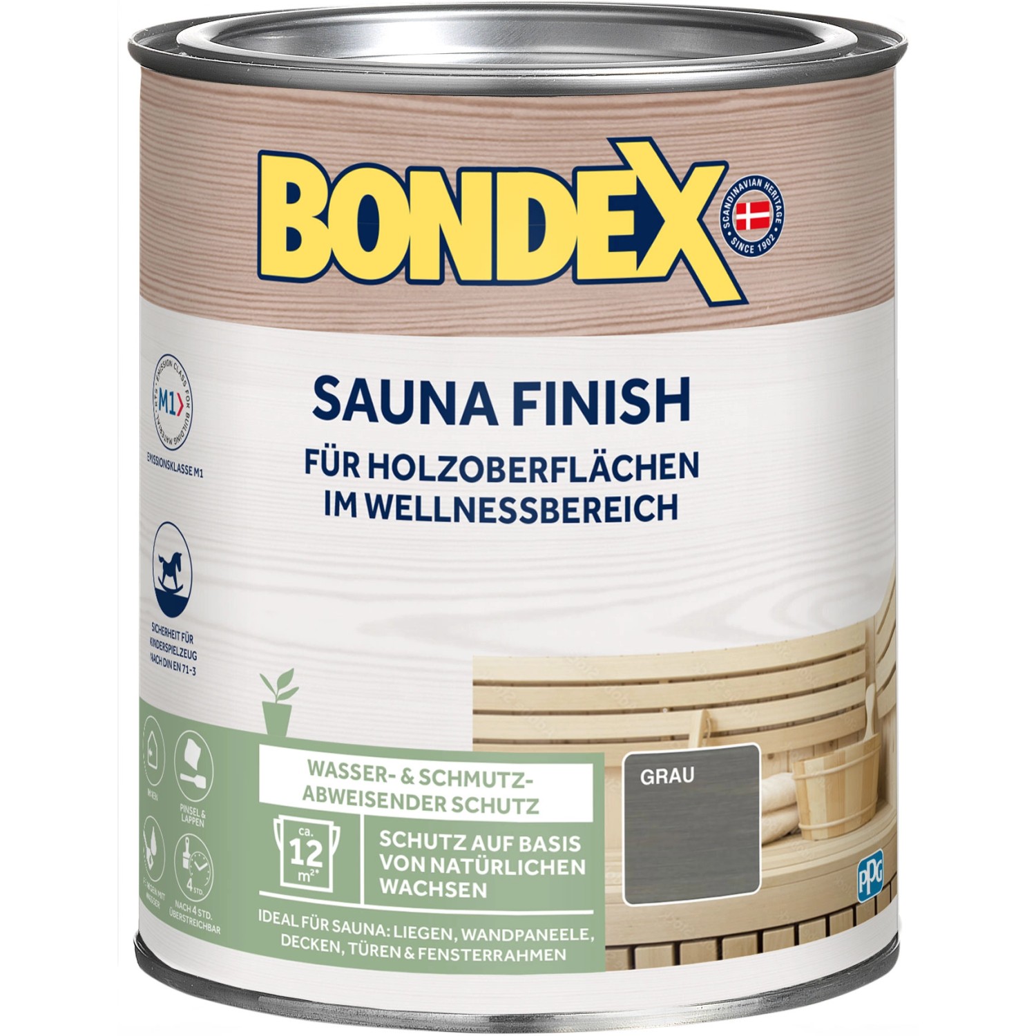 Bondex Sauna Finish Grau 1 l günstig online kaufen