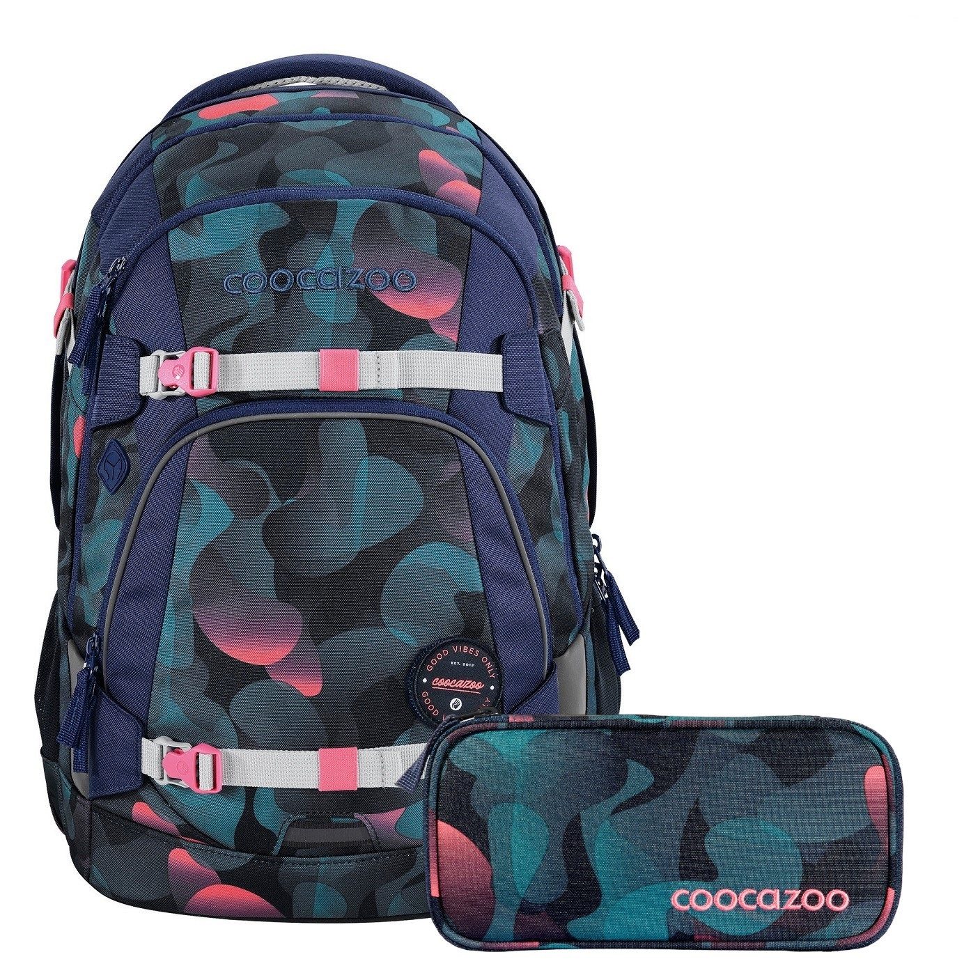 coocazoo Schulranzen Schulrucksack-Set MATE Cloudy Peach günstig online kaufen