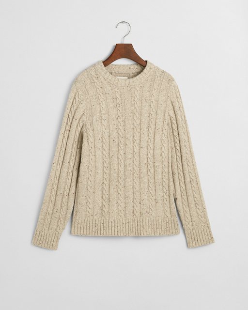 Gant T-Shirt NEPS CABLE KNIT C-NECK günstig online kaufen