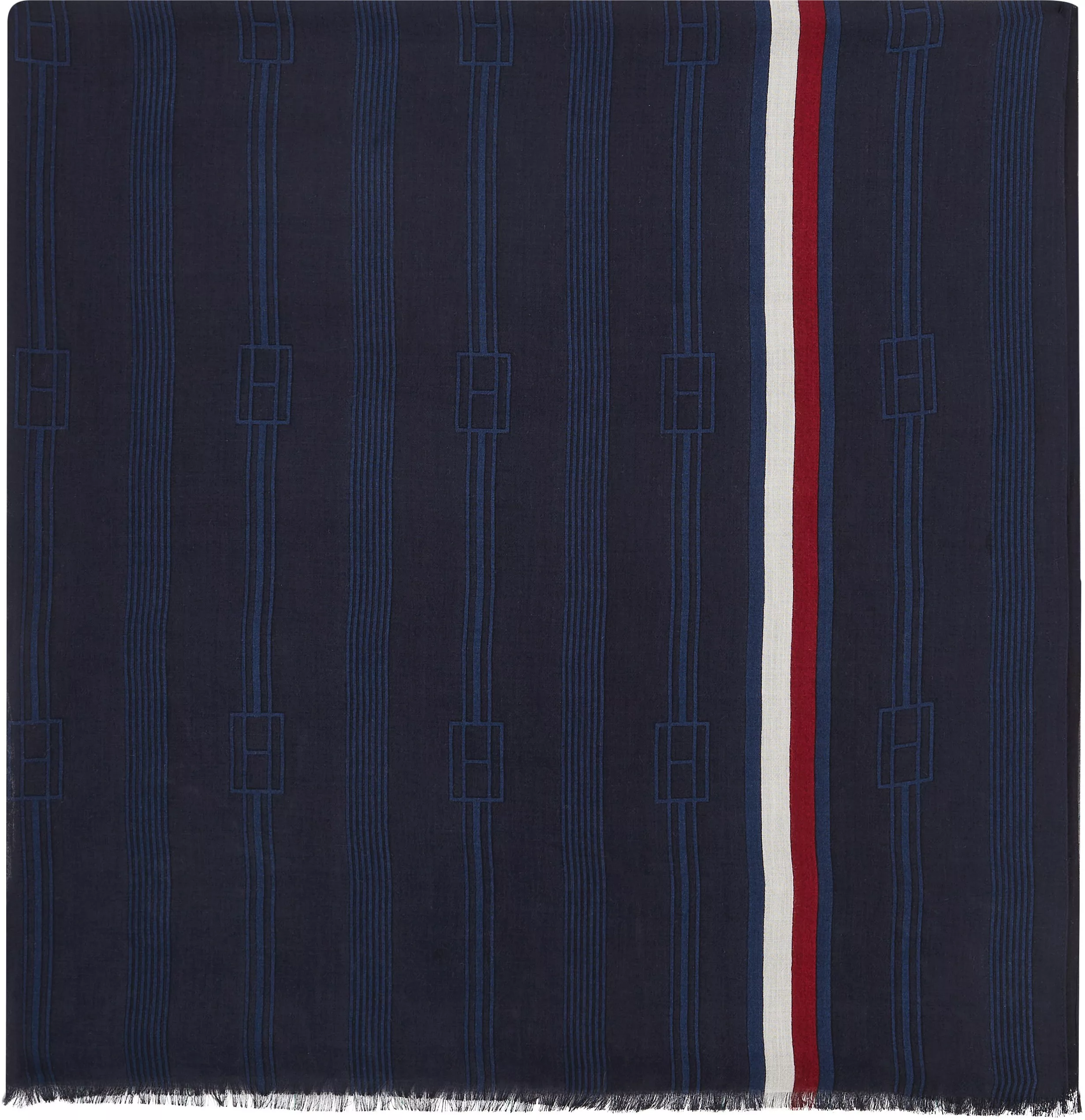 Tommy Hilfiger Schal "ESSENTIAL FLAG SCARF", transparente Struktur, leicht günstig online kaufen