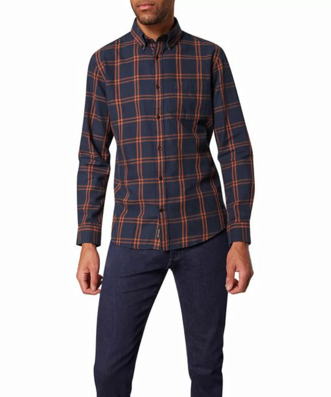 Pierre Cardin Karohemd mit Button-down-Kragen, Modern Fit günstig online kaufen