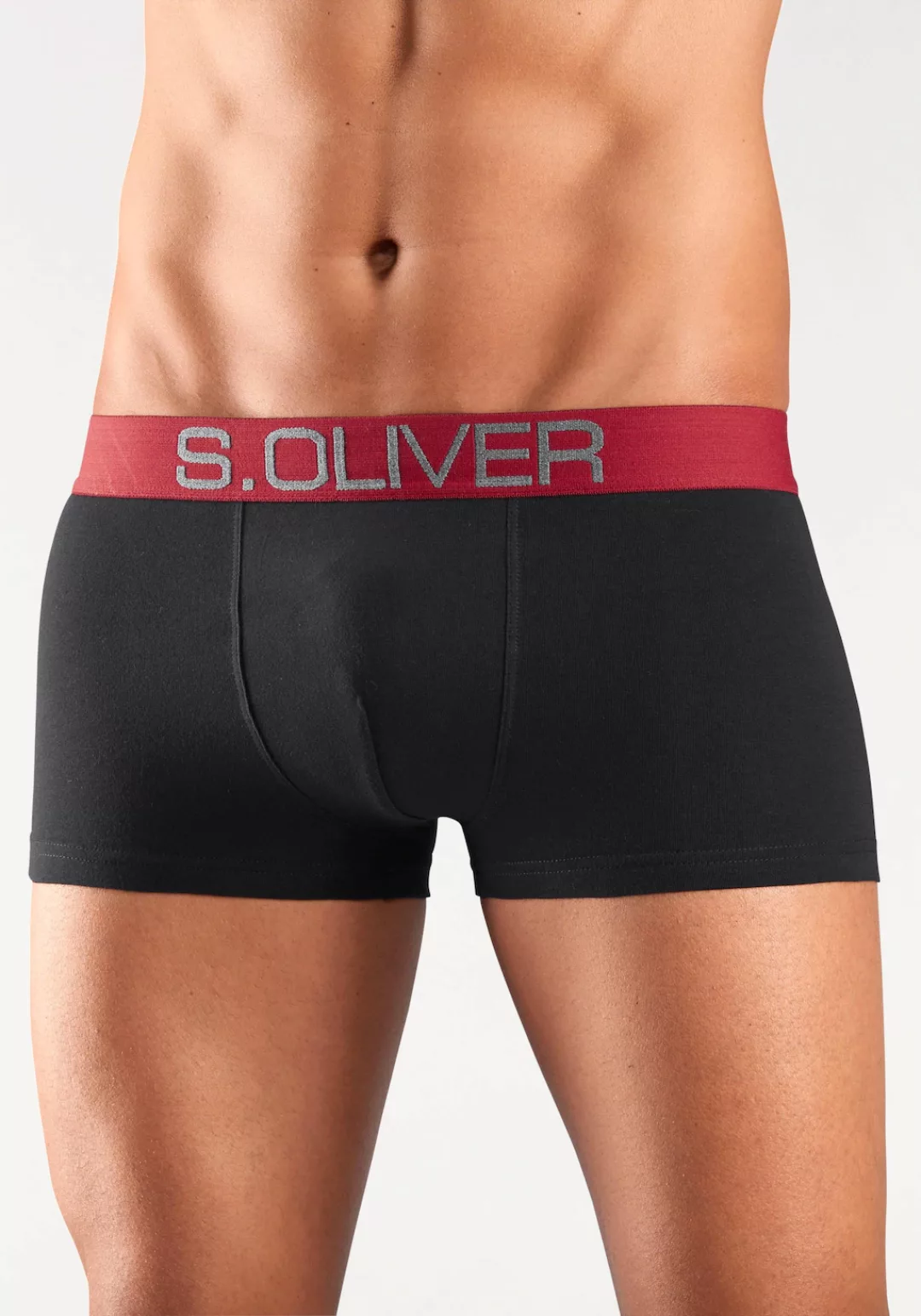 s.Oliver Hipster, (Packung, 4 St.), knapp sitzende Boxershorts für Herren a günstig online kaufen