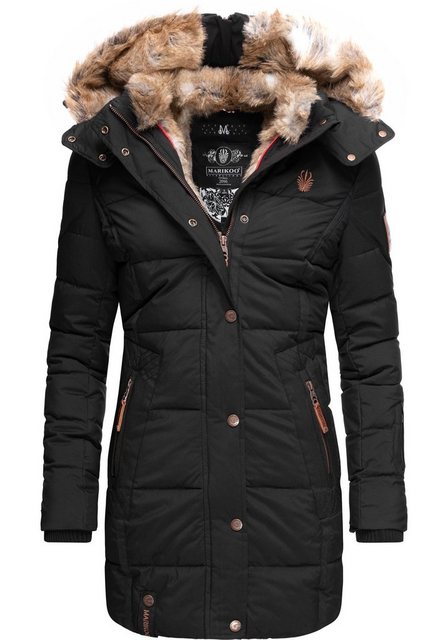 Marikoo Wintermantel "Lieblings Jacke", stylischer Winter Steppmantel m. Ku günstig online kaufen