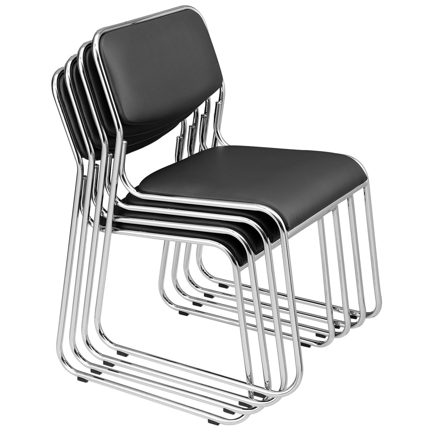 pro.tec Stapelstuhl, »Office« 4er Set stapelbar günstig online kaufen