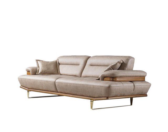 JVmoebel 3-Sitzer Dreisitzer Couch Polster Design Sofa Moderne Beige Möbel günstig online kaufen