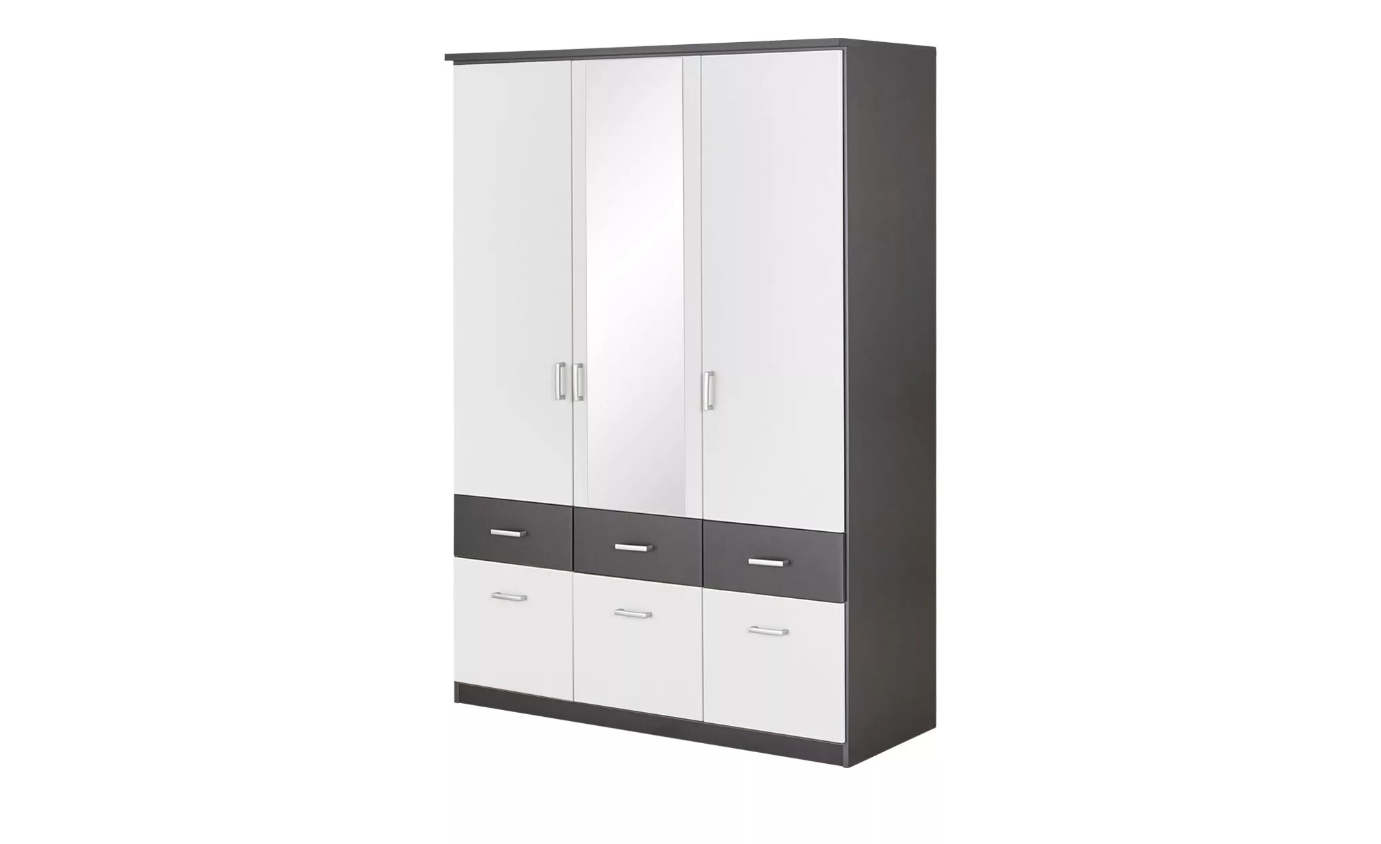 Kleiderschrank  Bremen - weiß - 136 cm - 199 cm - 58 cm - Sconto günstig online kaufen