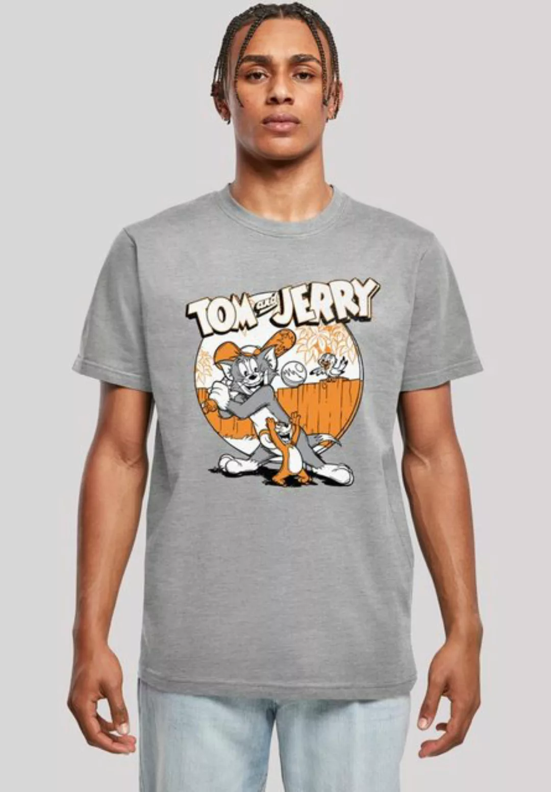 F4NT4STIC T-Shirt Tom and Jerry TV Serie Play Baseball Print günstig online kaufen