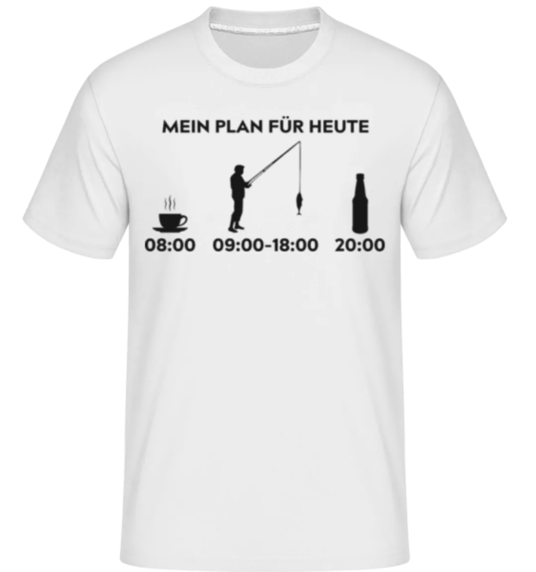 Mein Plan Fuer Heute Angeln · Shirtinator Männer T-Shirt günstig online kaufen