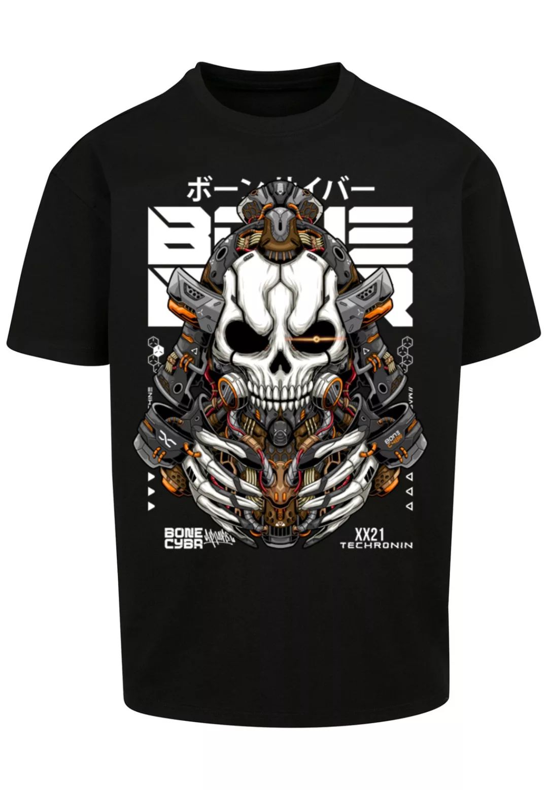 F4NT4STIC T-Shirt "Bone Cyber Techronin CYBERPUNK STYLES", Print günstig online kaufen