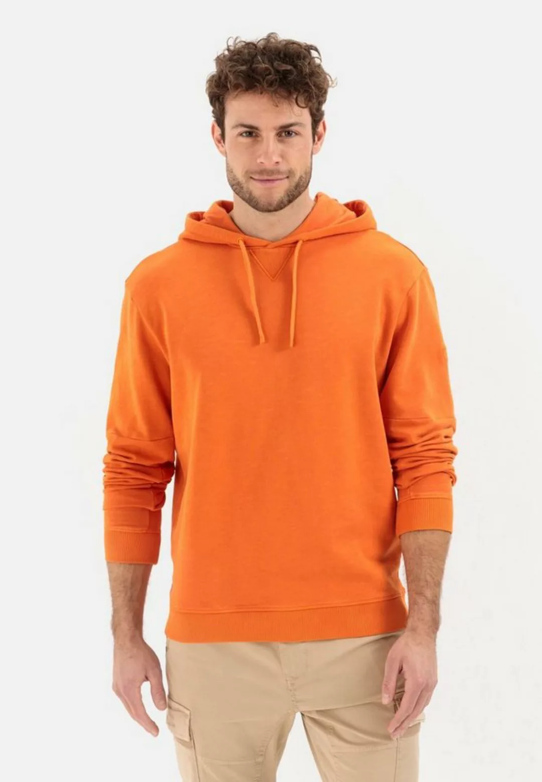 camel active Hoodie aus reiner Baumwolle günstig online kaufen