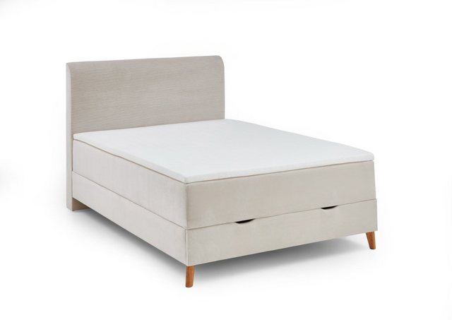 meise.möbel Boxspringbett Meise Möbel Memphis Boxspringbett Holzfuß 100% Po günstig online kaufen