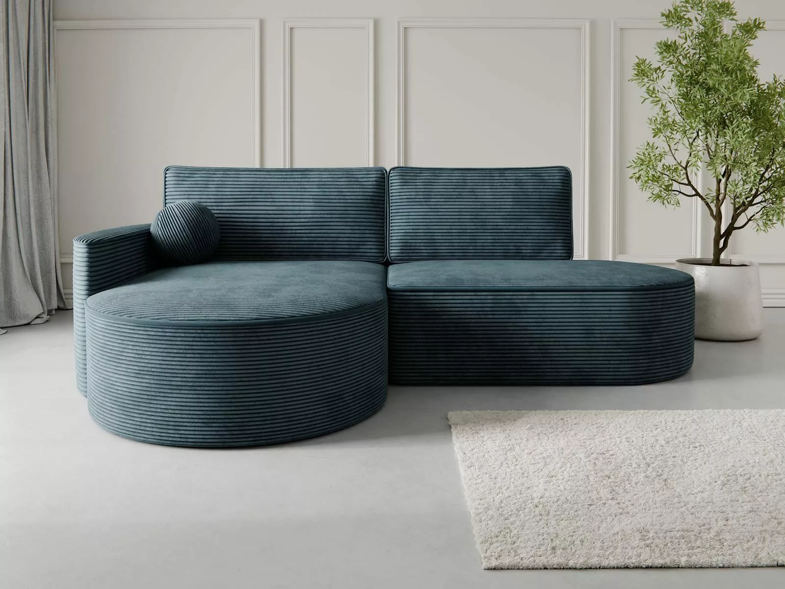 Compleo Ecksofa L MORENO, Designer Couch günstig online kaufen
