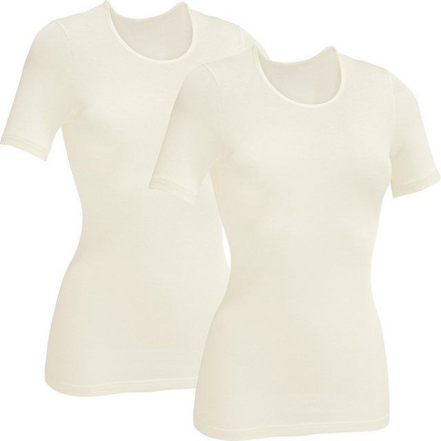 Erwin Müller T-Shirt Damen-Unterhemd, 1/2-Arm 2er-Pack (2-tlg) Modal Uni günstig online kaufen