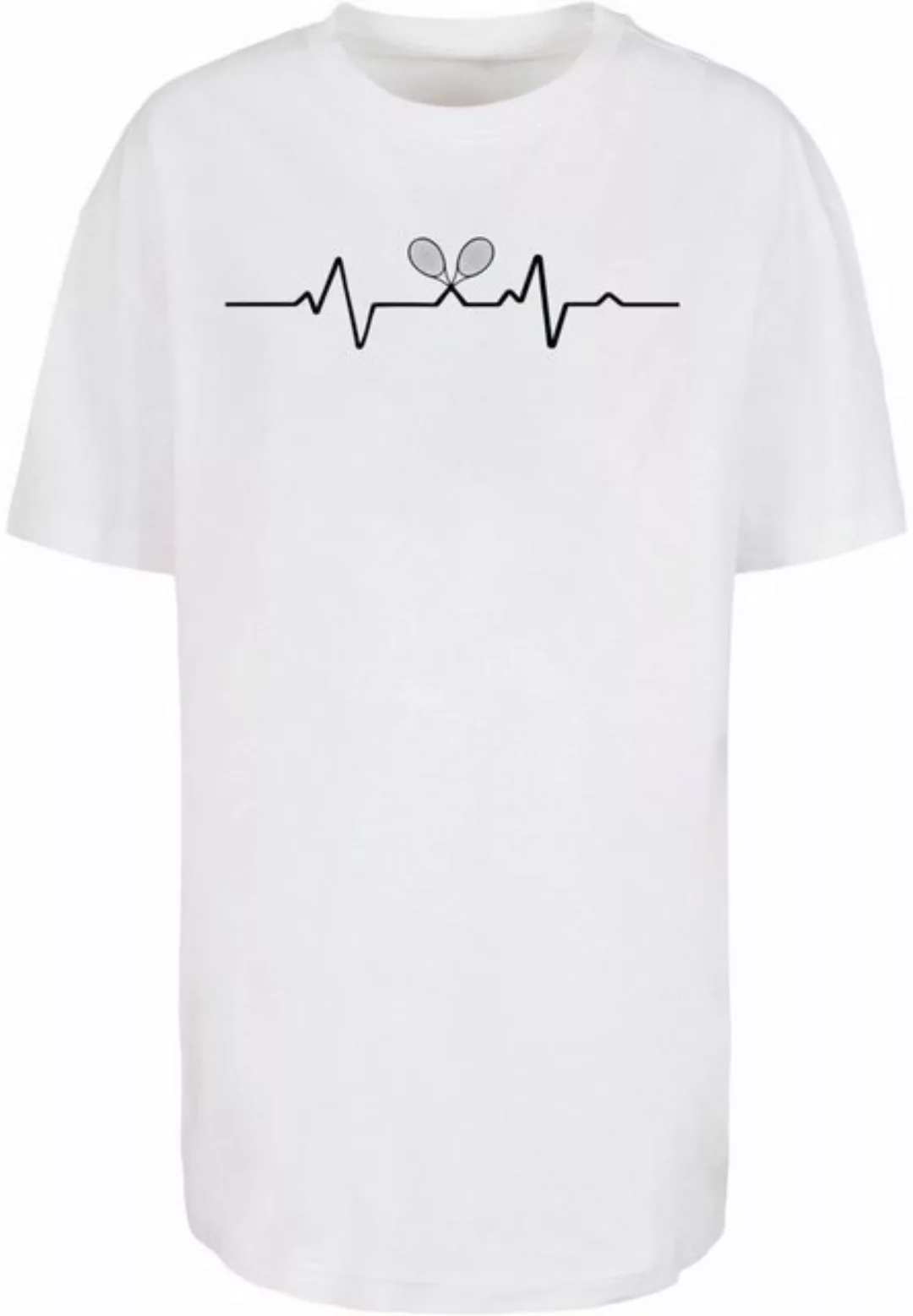 Merchcode T-Shirt Merchcode Damen Ladies Tennis Beats Boyfriend Tee (1-tlg) günstig online kaufen