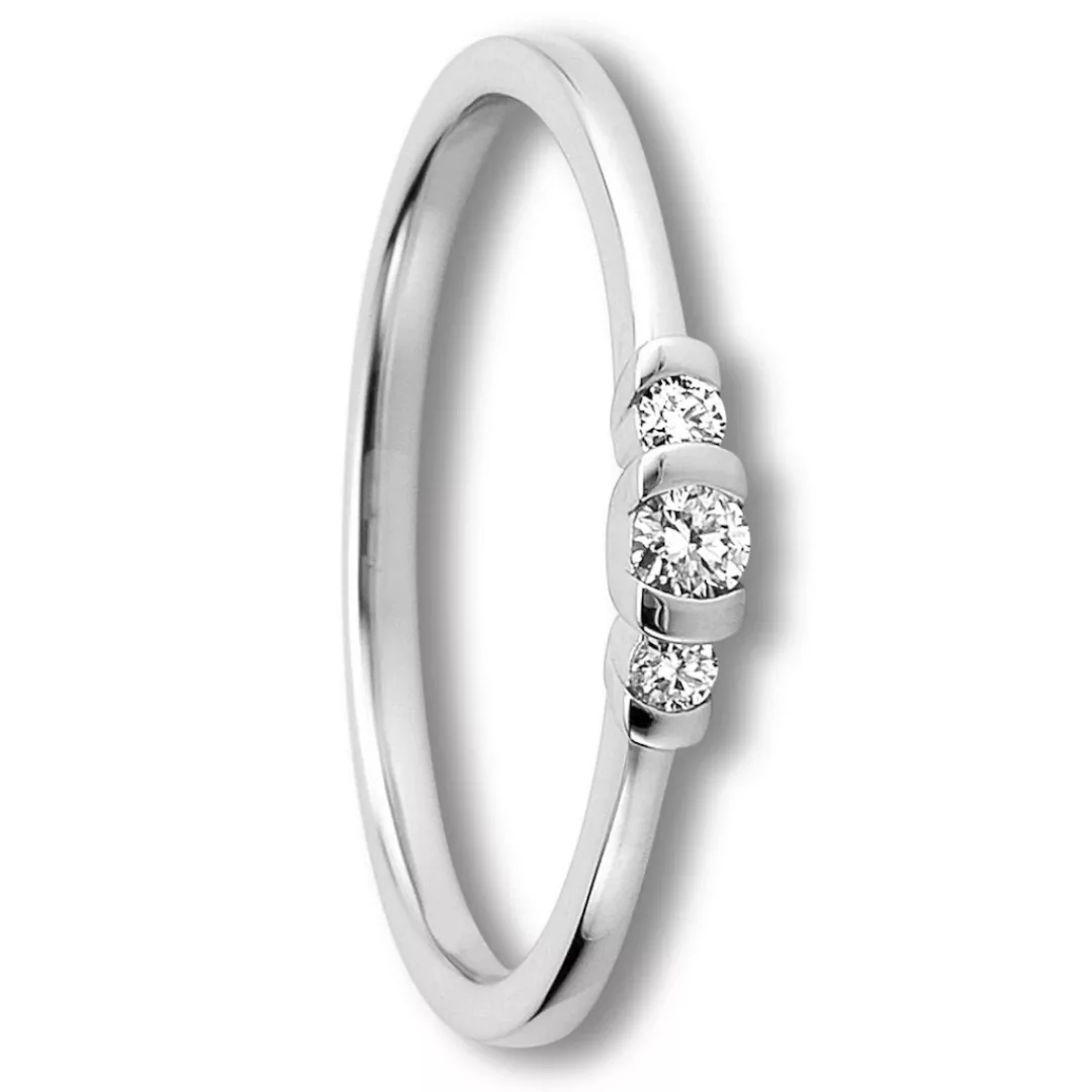 ONE ELEMENT Diamantring "0.11 ct Diamant Brillant Ring aus 585 Weißgold", D günstig online kaufen