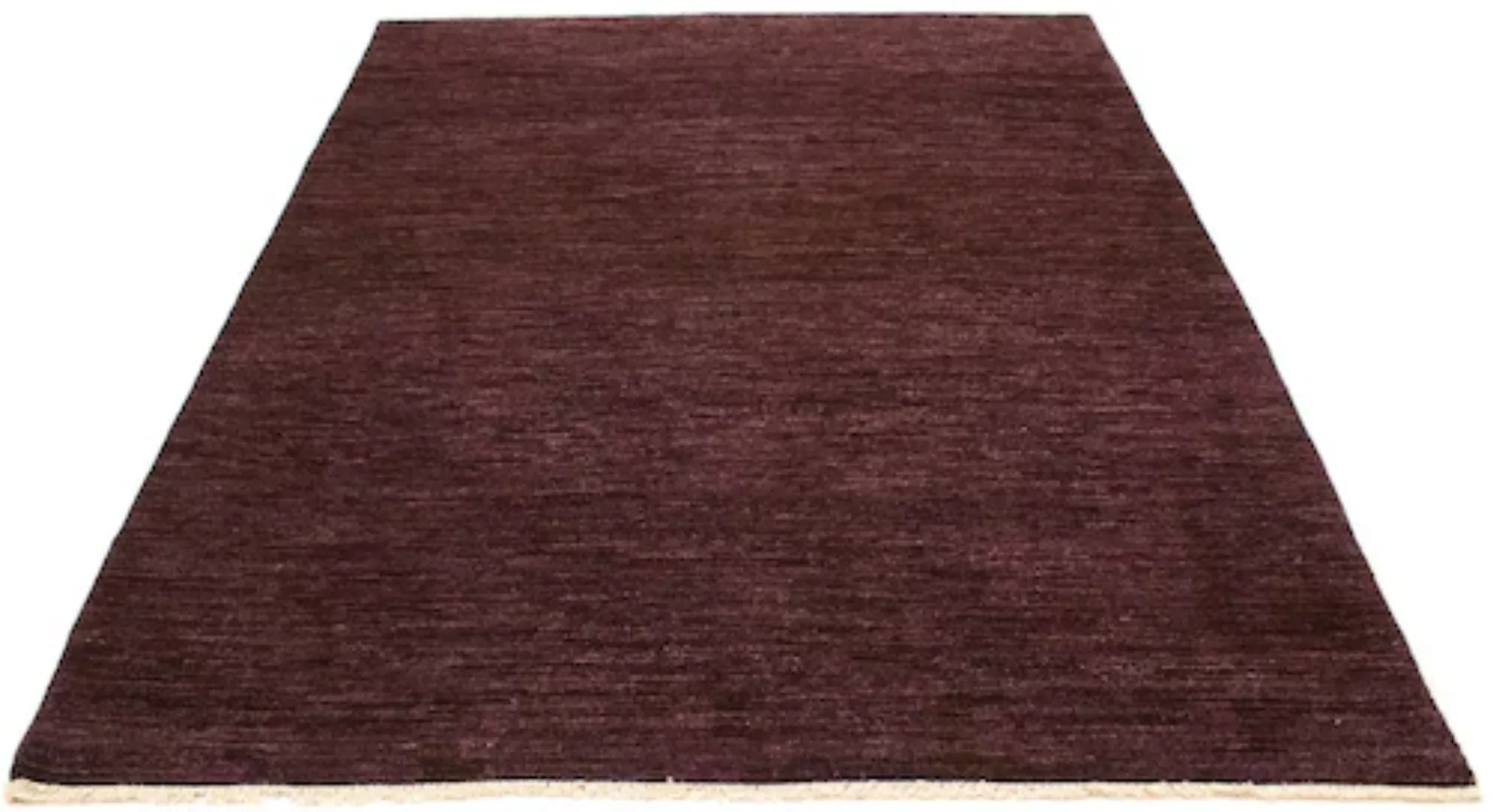morgenland Wollteppich »Gabbeh Teppich handgeknüpft lila«, rechteckig günstig online kaufen