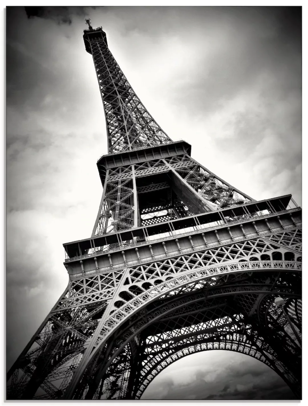 Artland Glasbild »Eiffelturm Paris«, Gebäude, (1 St.), in verschiedenen Grö günstig online kaufen