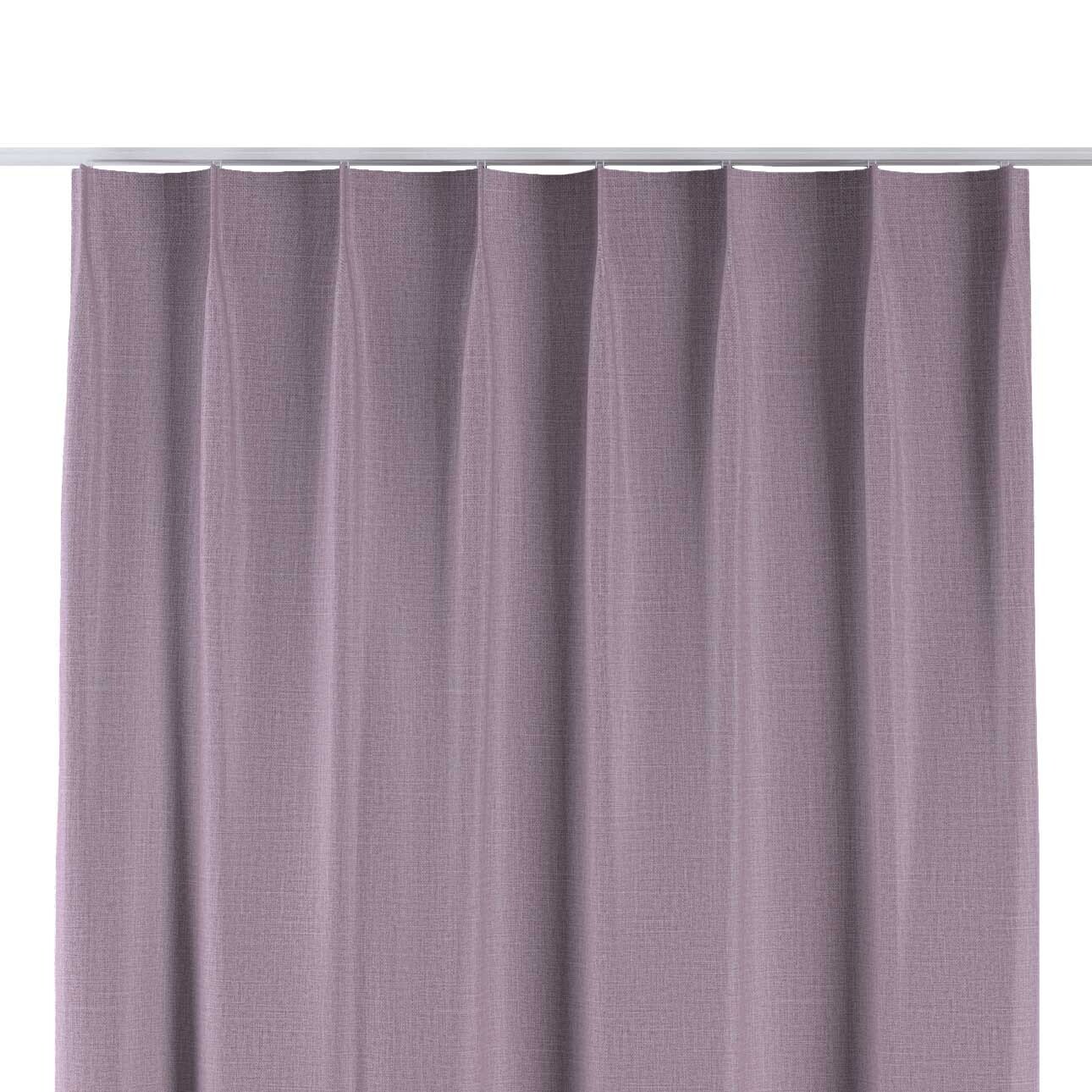 Vorhang mit flämischen 1-er Falten, violett, Blackout (verdunkelnd) (269-60 günstig online kaufen