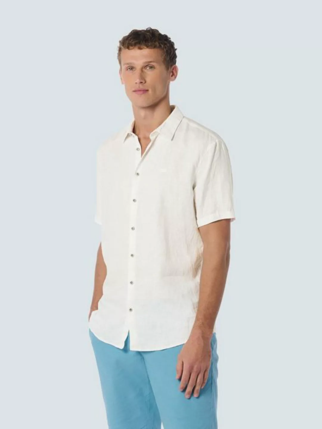 NO EXCESS T-Shirt Shirt Short Sleeve Linen Solid günstig online kaufen