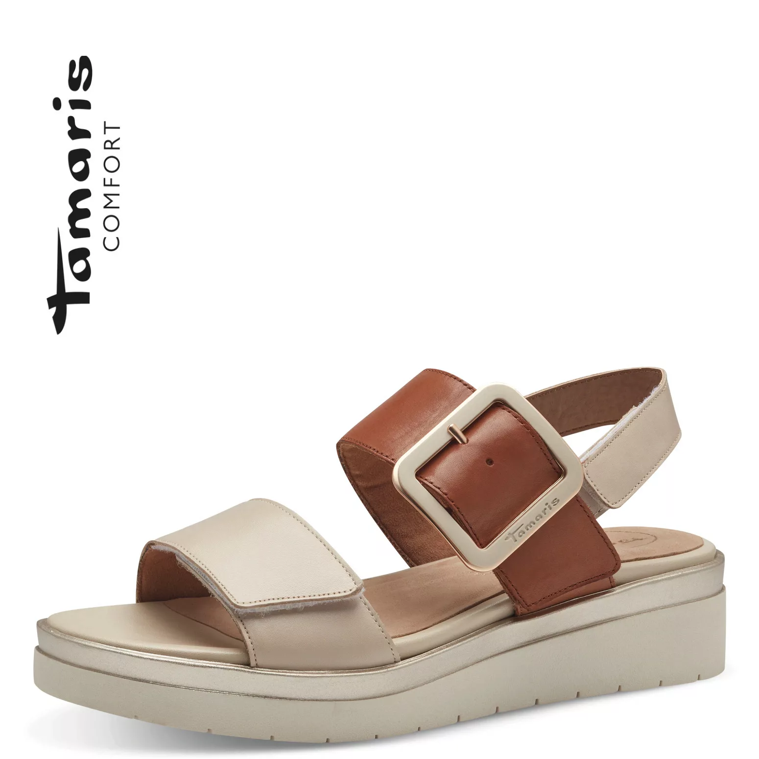 Tamaris COMFORT Sandalette, Sommerschuh, Sandale, Keilabsatz, mit verstellb günstig online kaufen