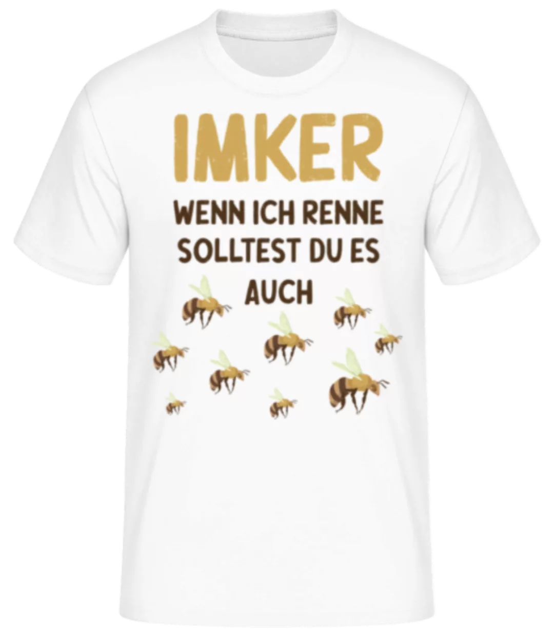 Imker wenn ich renne · Männer Basic T-Shirt günstig online kaufen