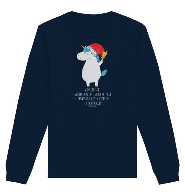 Mr. & Mrs. Panda Longpullover Größe XL Einhorn Weihnachtsmann - French Navy günstig online kaufen