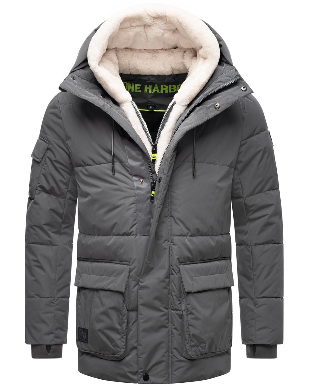 Stone Harbour Winterjacke "Lauroo XX", mit Kapuze, urbane Herren Steppjacke günstig online kaufen