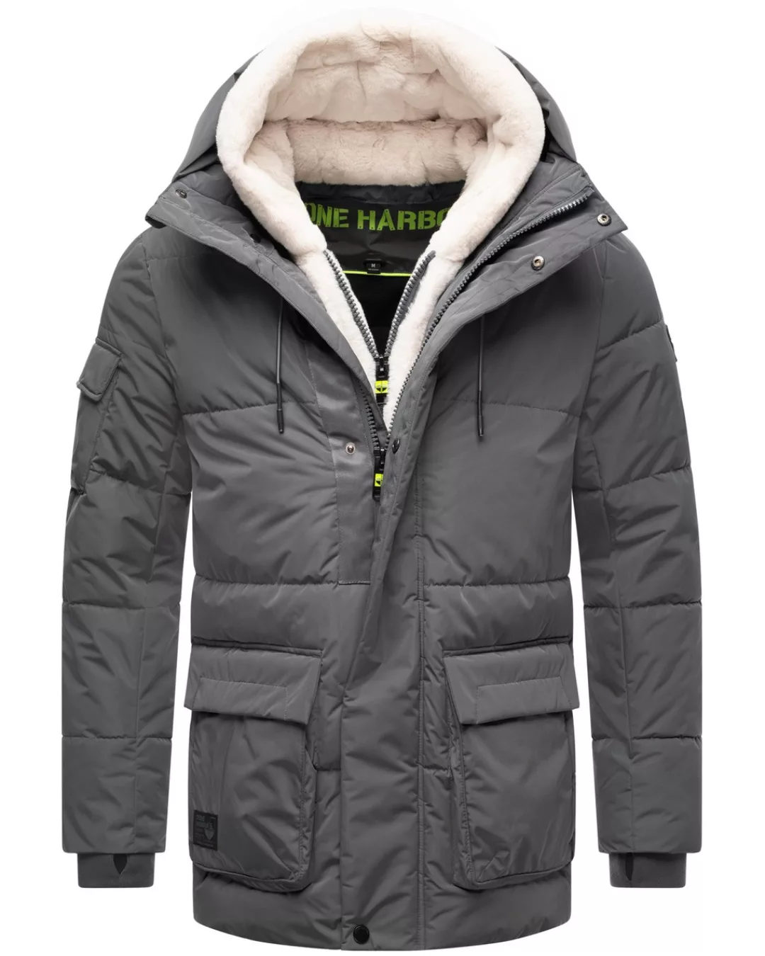 Stone Harbour Winterjacke "Lauroo XX", mit Kapuze, urbane Herren Steppjacke günstig online kaufen