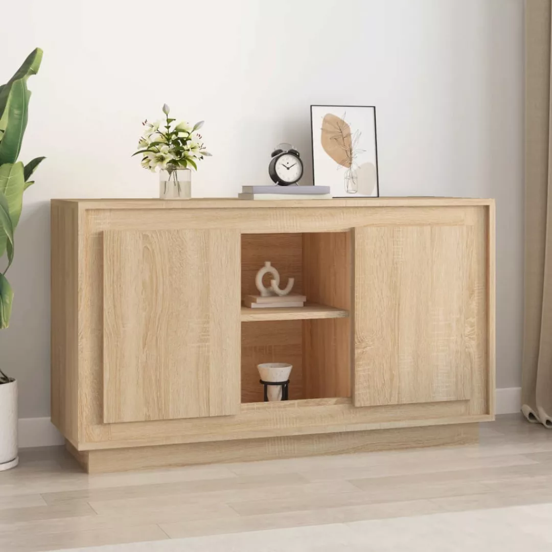 Vidaxl Sideboard Sonoma-eiche 102x35x60 Cm Holzwerkstoff günstig online kaufen