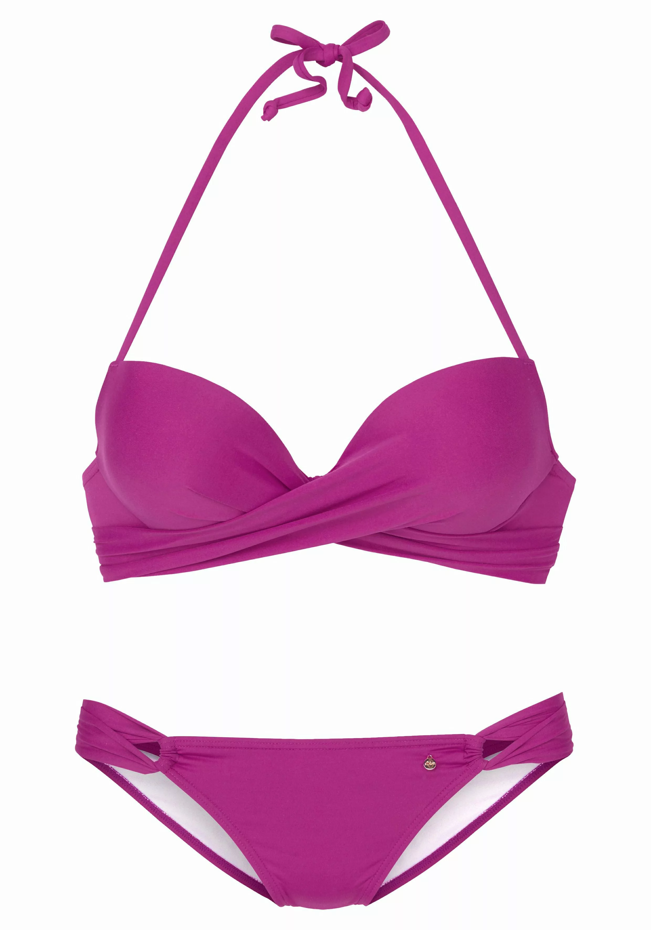 s.Oliver Push-Up-Bikini, mit zusätzlichen Bindebändern günstig online kaufen