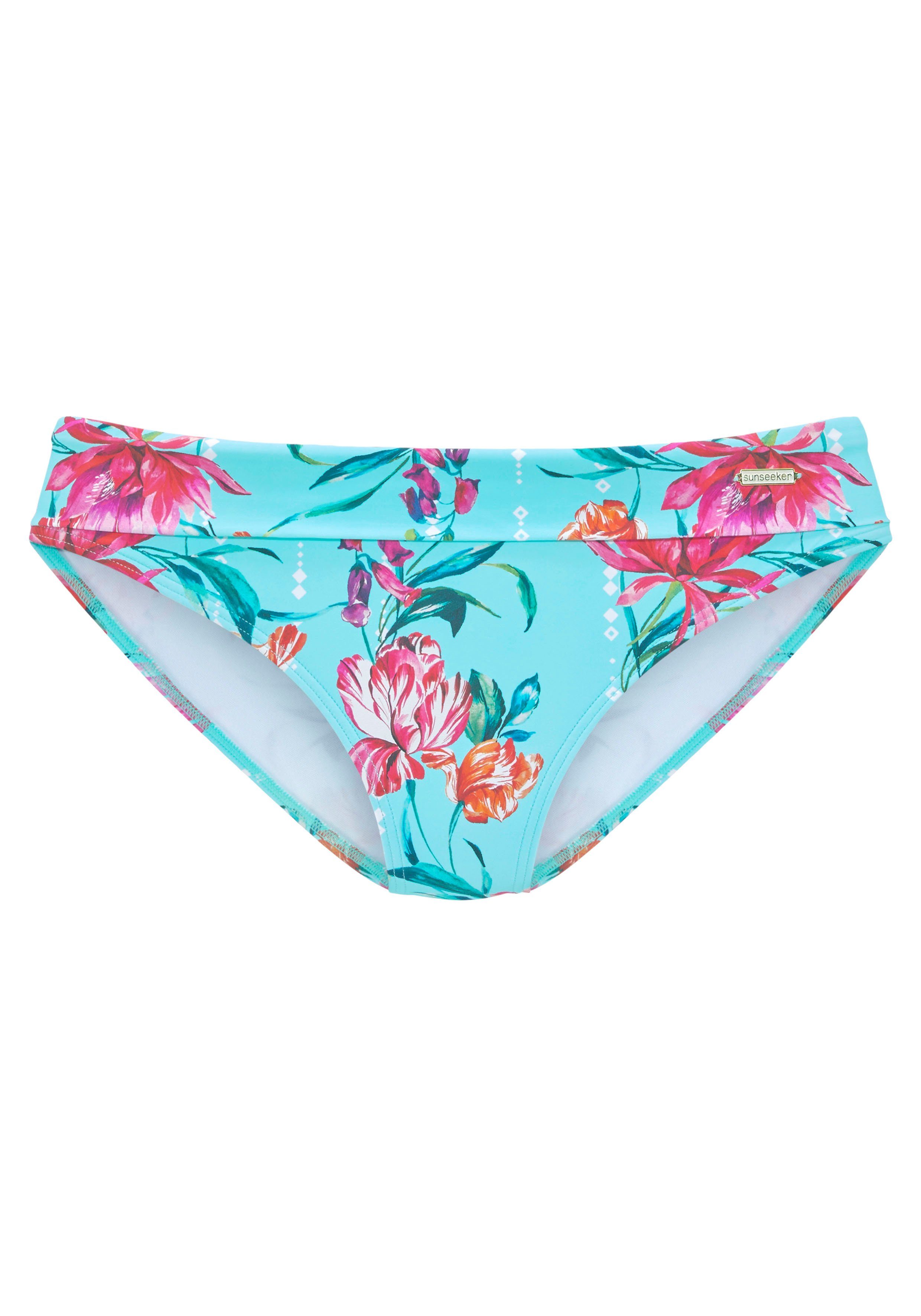 Sunseeker Bügel-Bandeau-Bikini-Top Modern, mit Blumenprint günstig online kaufen