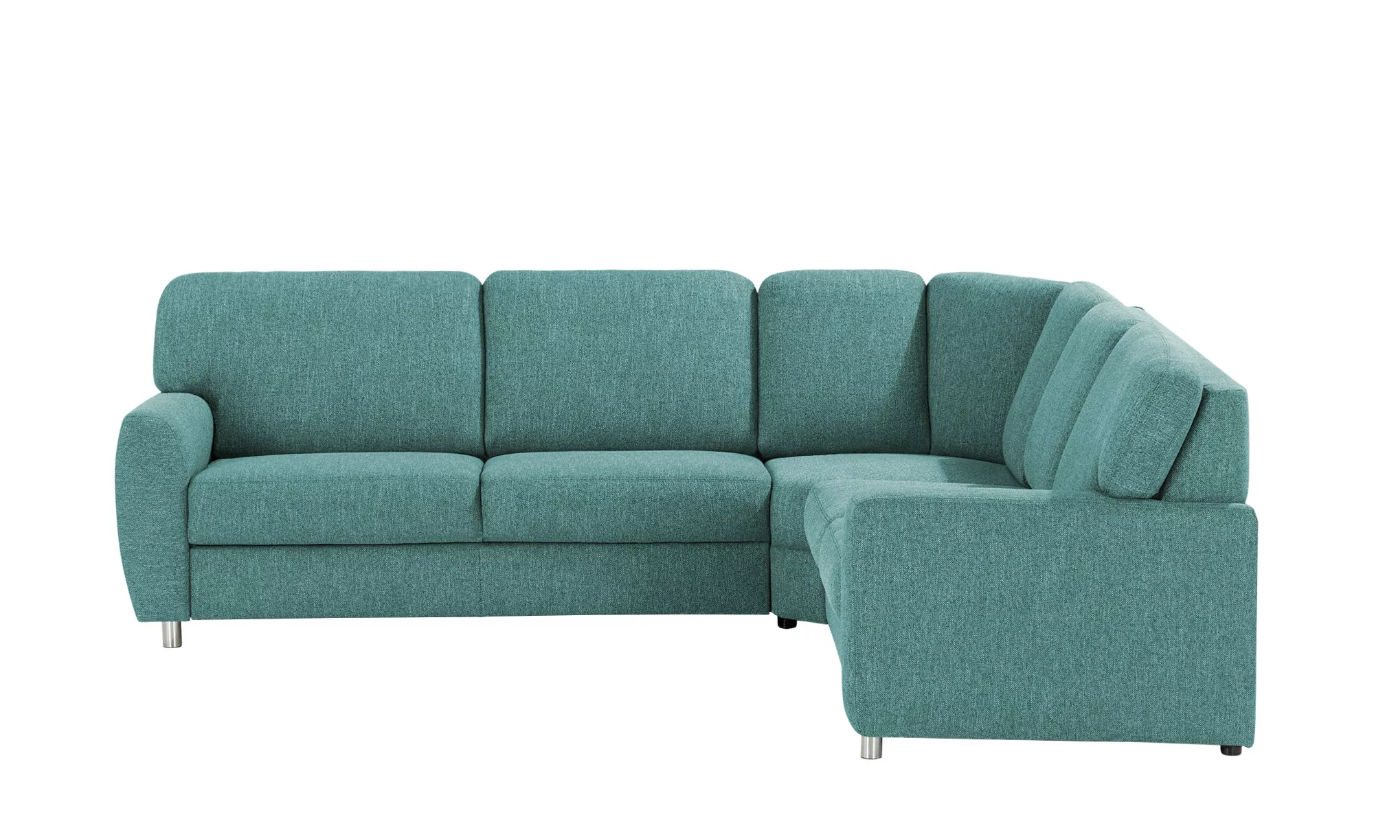 smart Ecksofa  Valencia ¦ türkis/petrol ¦ Maße (cm): B: 270 H: 90 T: 240 Po günstig online kaufen