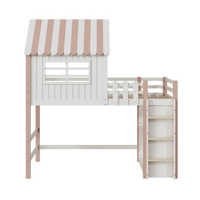 IDEASY Einzelbett Kinderbett 90x200 cm hoch und niedrig Bett für Jungen und günstig online kaufen