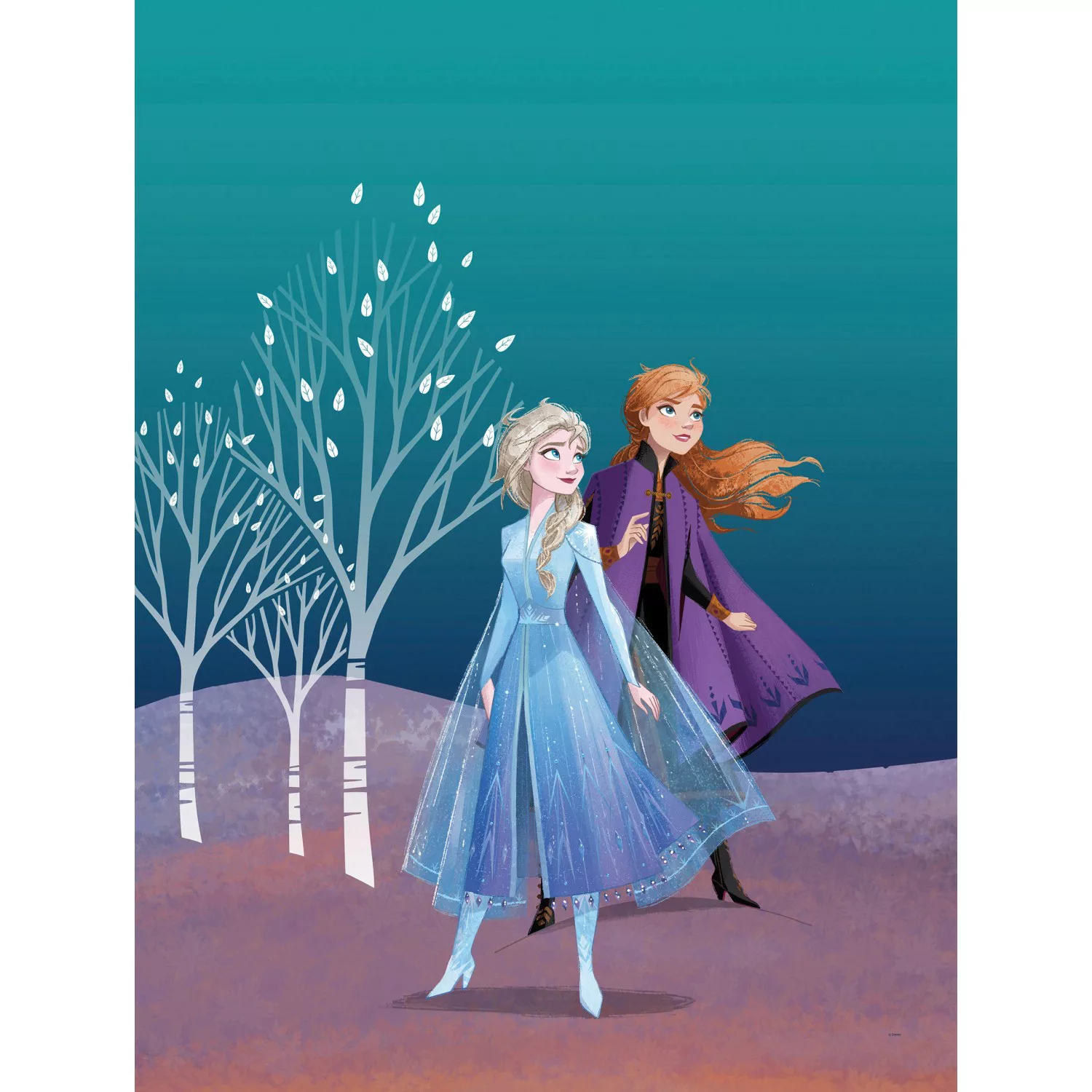 Komar Wandbild Frozen Sisters 30 x 40 cm günstig online kaufen