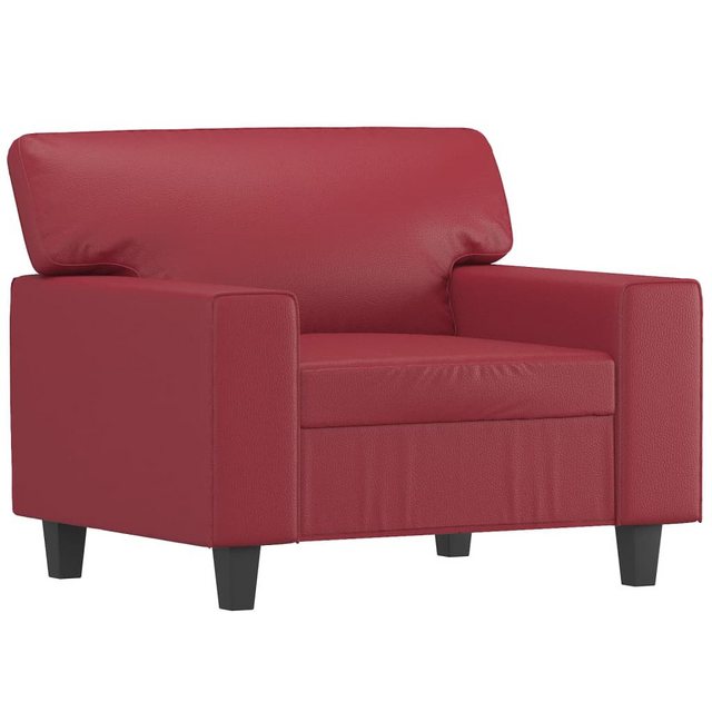 vidaXL Sofa Sessel Weinrot 60 cm Kunstleder günstig online kaufen
