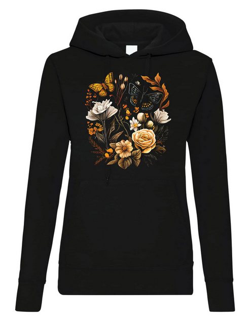 Youth Designz Kapuzenpullover Flowers Botanic Damen Hoodie Pullover mit lus günstig online kaufen