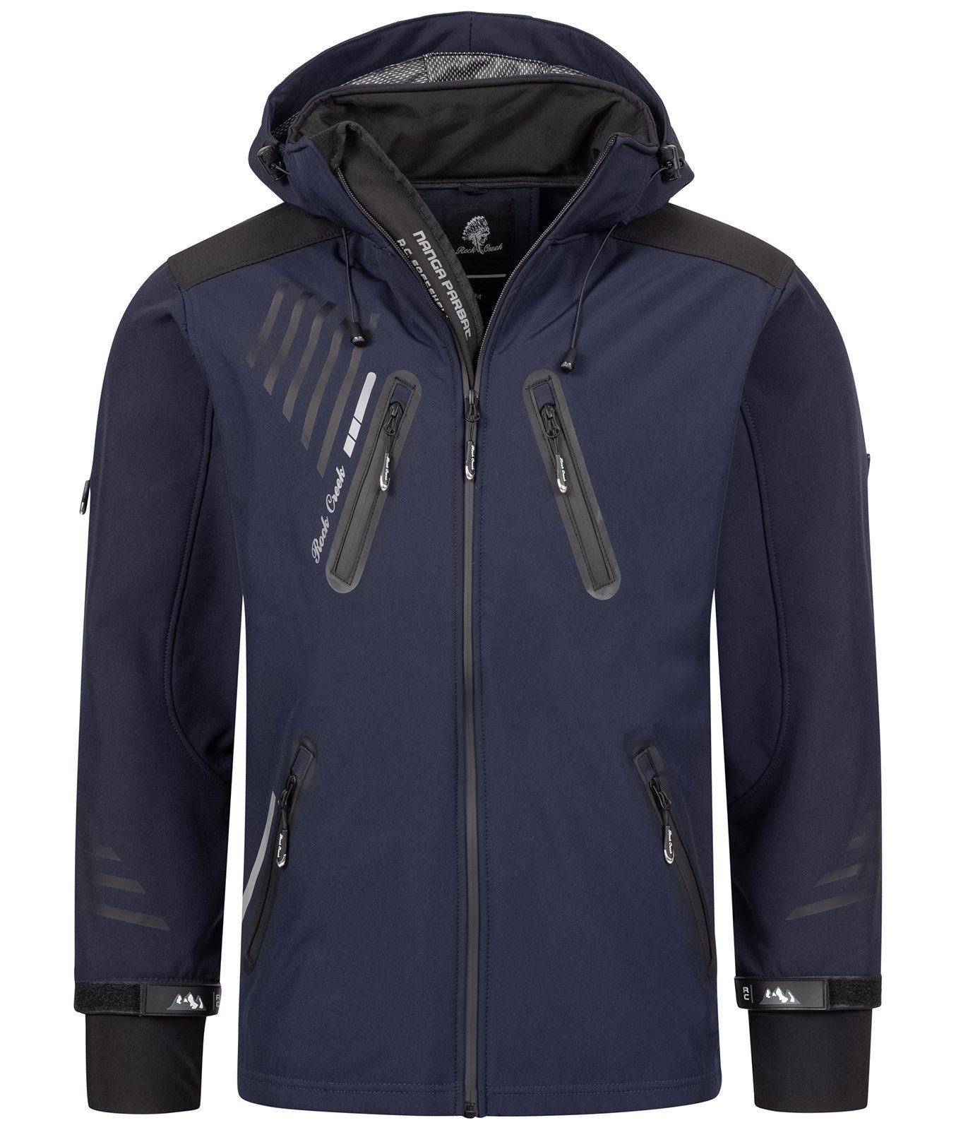 Rock Creek Softshelljacke Herren Softshelljacke Wanderjacke günstig online kaufen