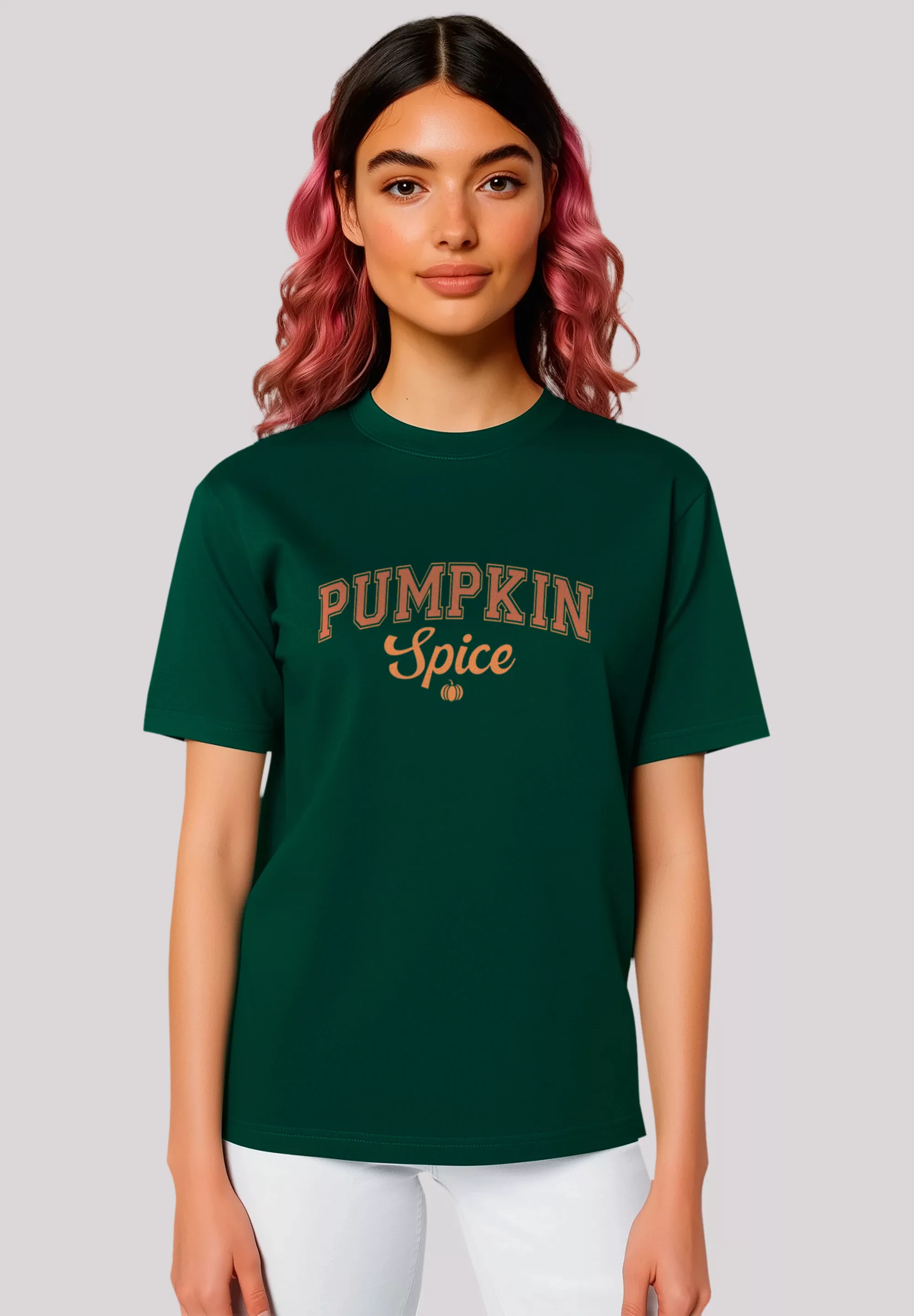 F4NT4STIC T-Shirt "Pumpkin spice college", Premium Qualität günstig online kaufen