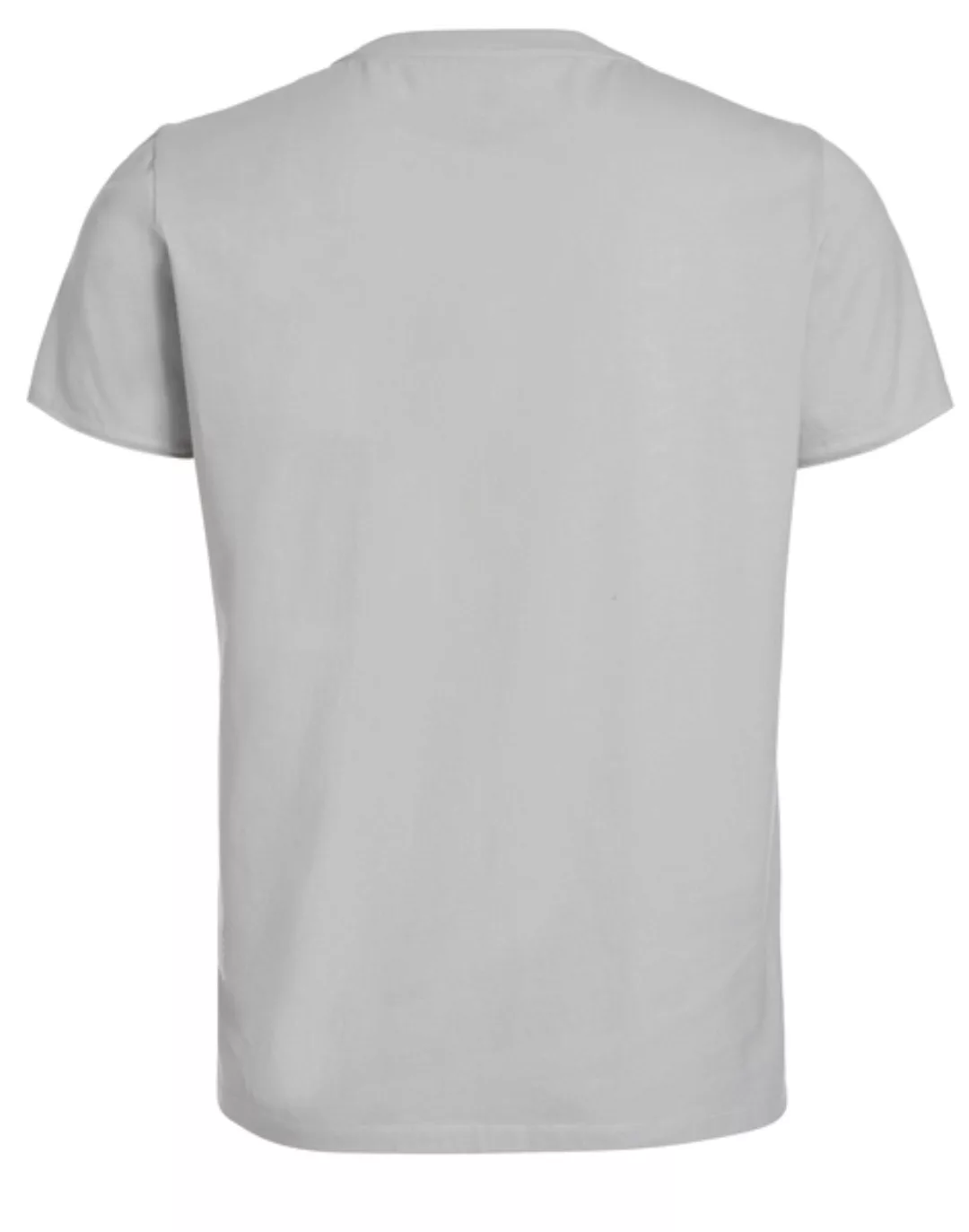 Herren T-shirt Sergio Rundhalz Knopfleiste Brusttasche Biobaumwolle günstig online kaufen