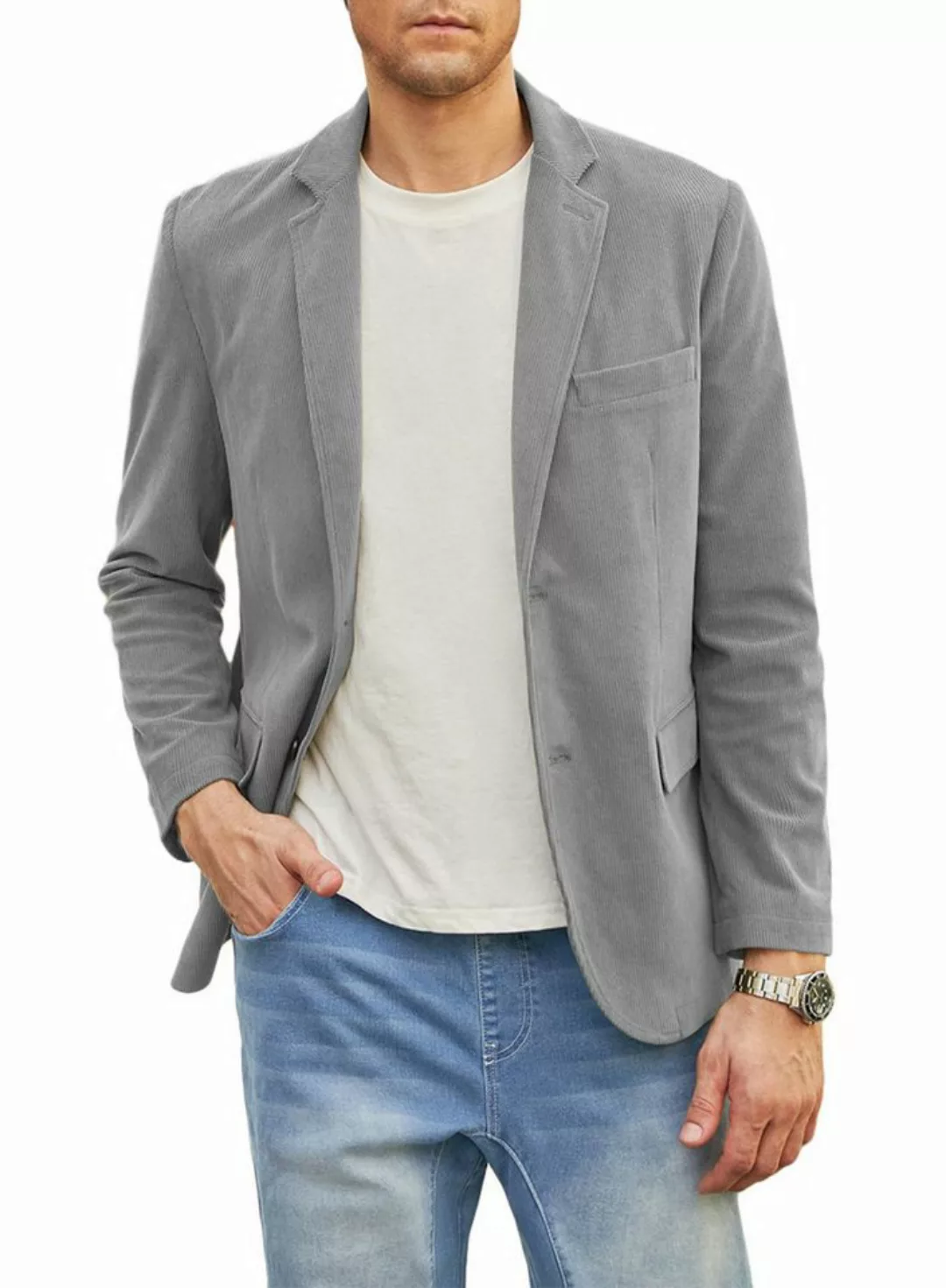 JMIERR Anzugsakko Herren Cord Anzugjacke Retro Sakko Freizeit Blazer Winter günstig online kaufen