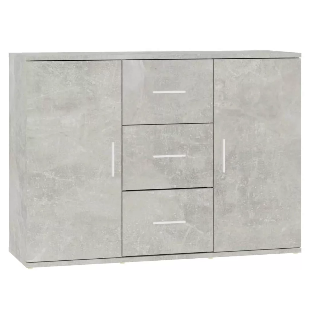 Vidaxl Sideboard Betongrau 91x29,5x65 Cm Holzwerkstoff günstig online kaufen