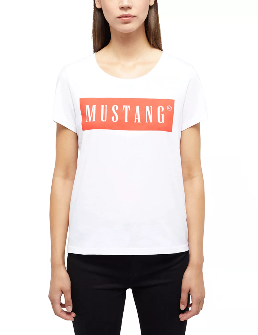 MUSTANG Kurzarmshirt "T-Shirt" günstig online kaufen