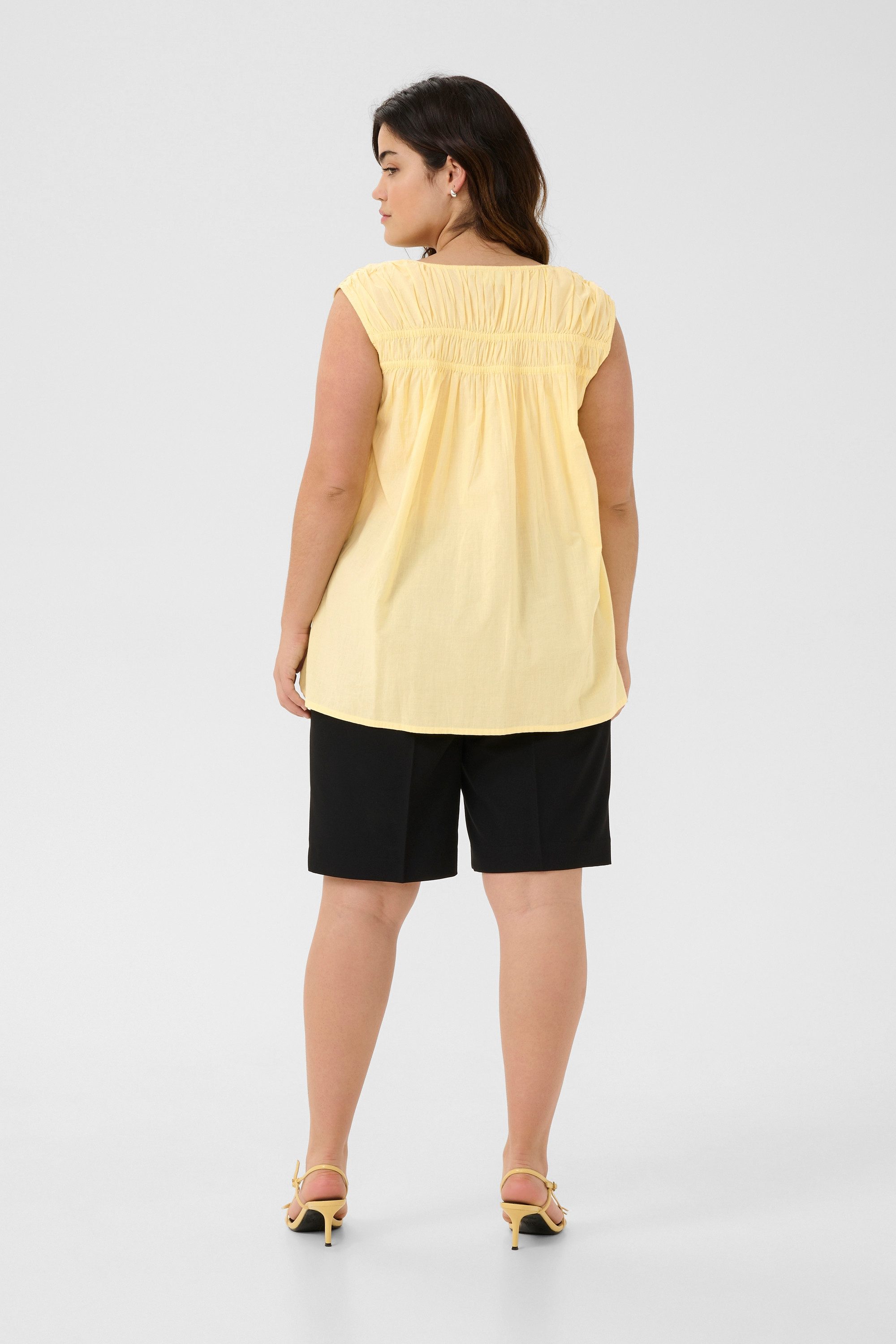 KAFFE Curve Blusentop Ärmellose Bluse KCthia günstig online kaufen