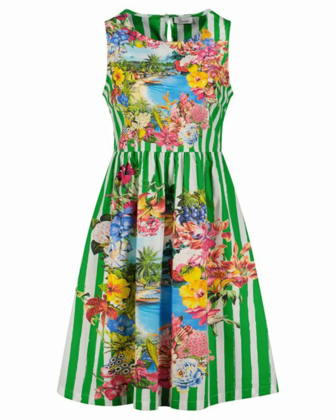 Princess goes Hollywood Minikleid Damen Kleid mit Hawaii Print (1-tlg) günstig online kaufen