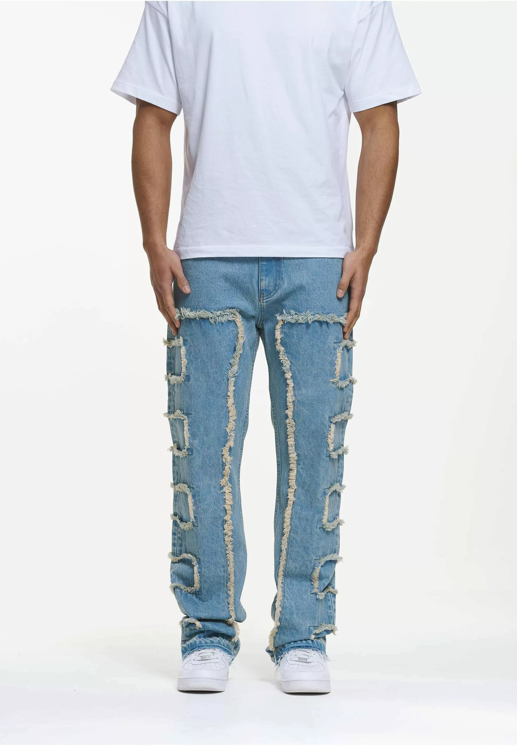 2Y Studios Bequeme Jeans "2Y Studios Kosa Destroyed Straight Jeans" günstig online kaufen