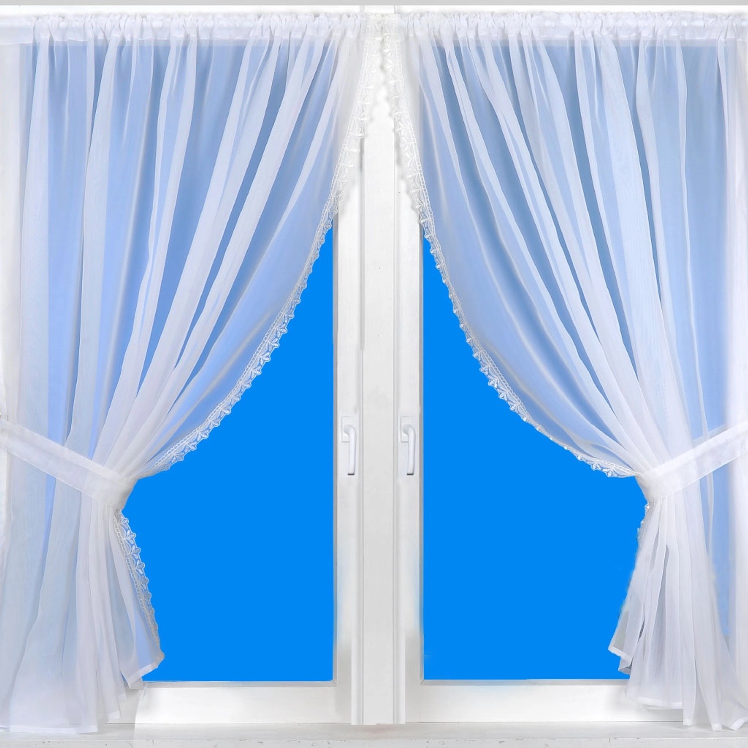 Arsvita Vorhang, Stangendurchzug, transparent, Gardinenset (2 günstig online kaufen