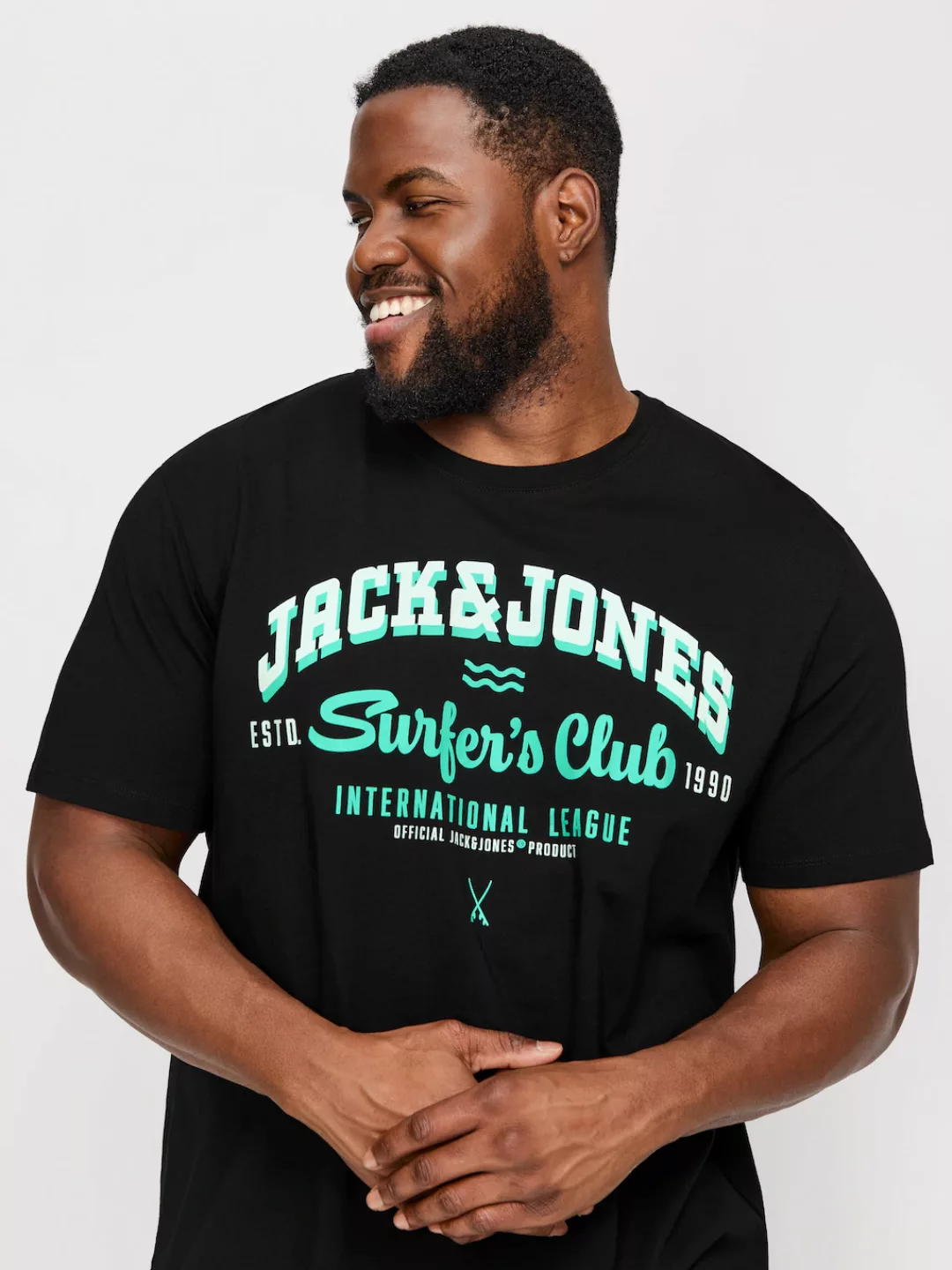 Jack & Jones PlusSize T-Shirt "JJELOGO TEE SS O-NECK 2 COL AW24 S PLS", mit günstig online kaufen